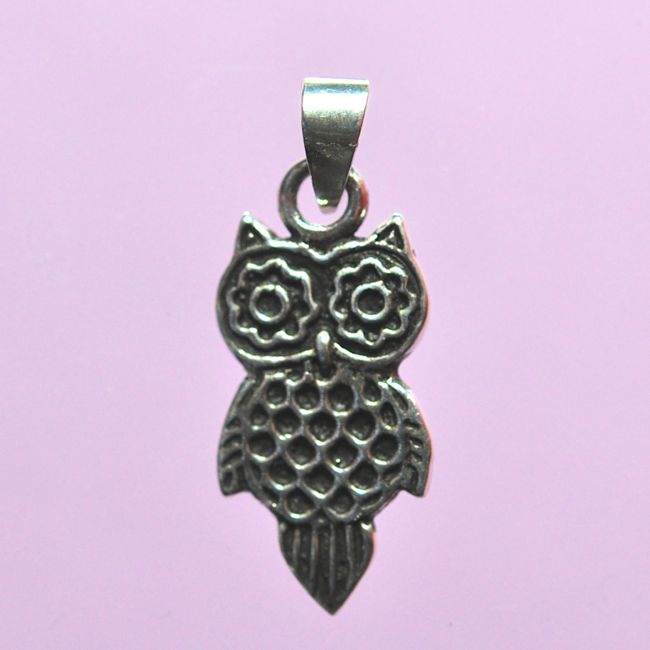Owl Pendant - Click Image to Close