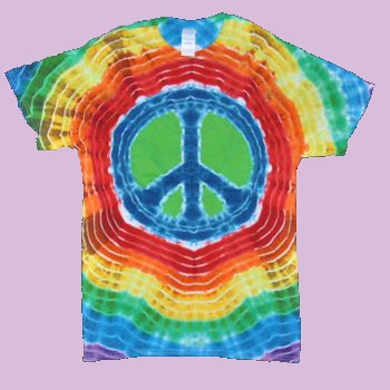 Peace Rainbow Tie Dye
